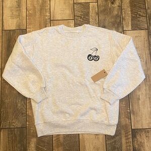 Organic Generation feeling lucky Crewneck Sweatshirt junior size medium 🆕